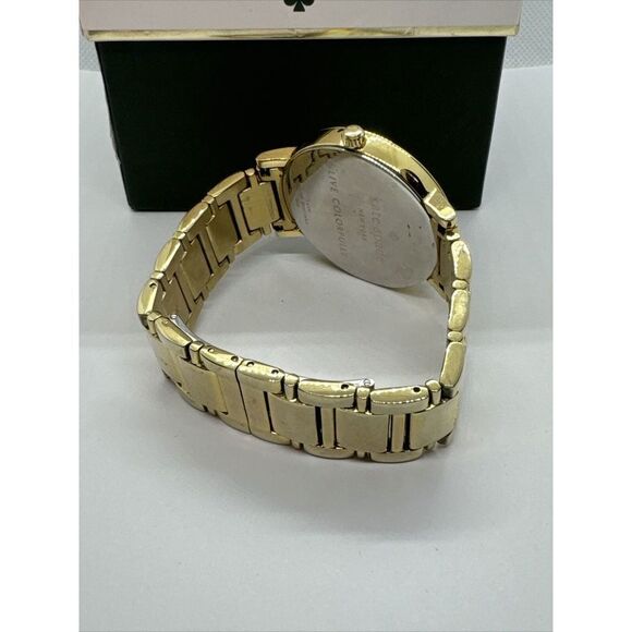Kate Spade Gramercy 0009 Women's Gold Stainless Steel Analog Dial Watch JNA146 - Picture 10 of 11
